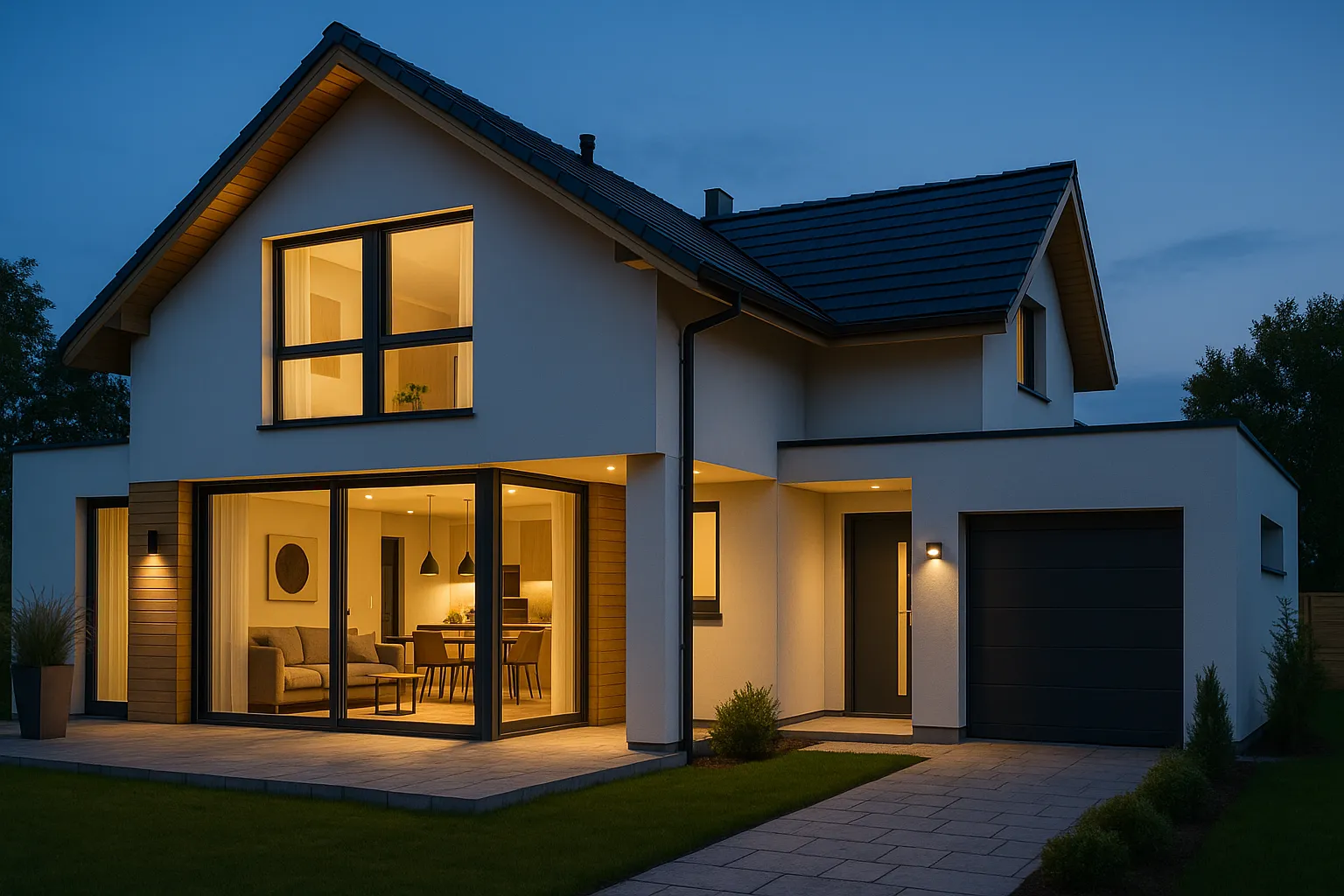 Dom jednorodzinny — KNX